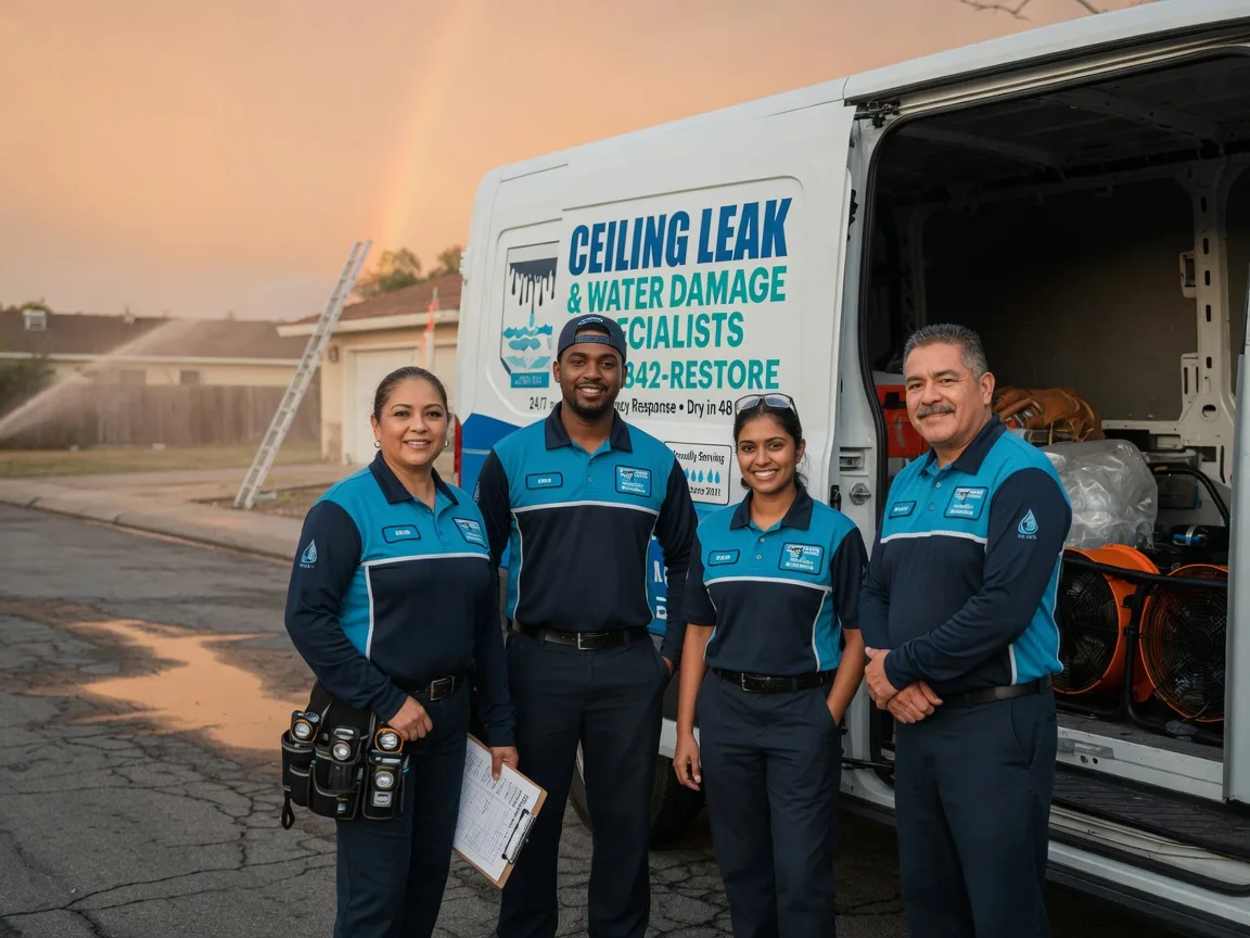 Ceiling Leak Cleanup company in Needville, TX